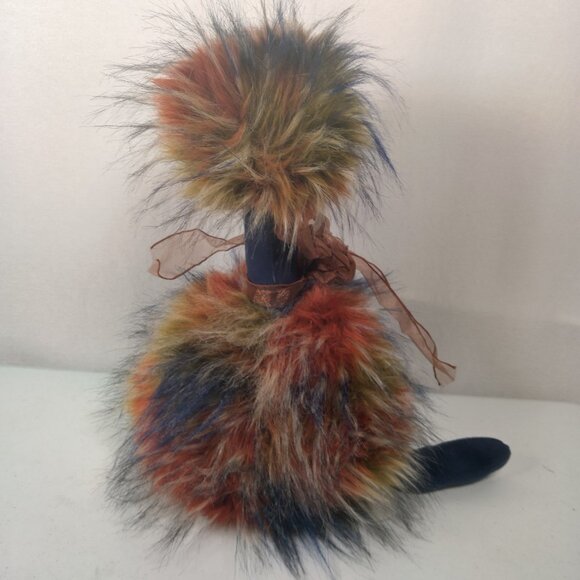 Jellycat Ostrich Stuffed Animal Plush Spiced Pom Pom Furry Toy Bird 20" - Picture 4 of 16